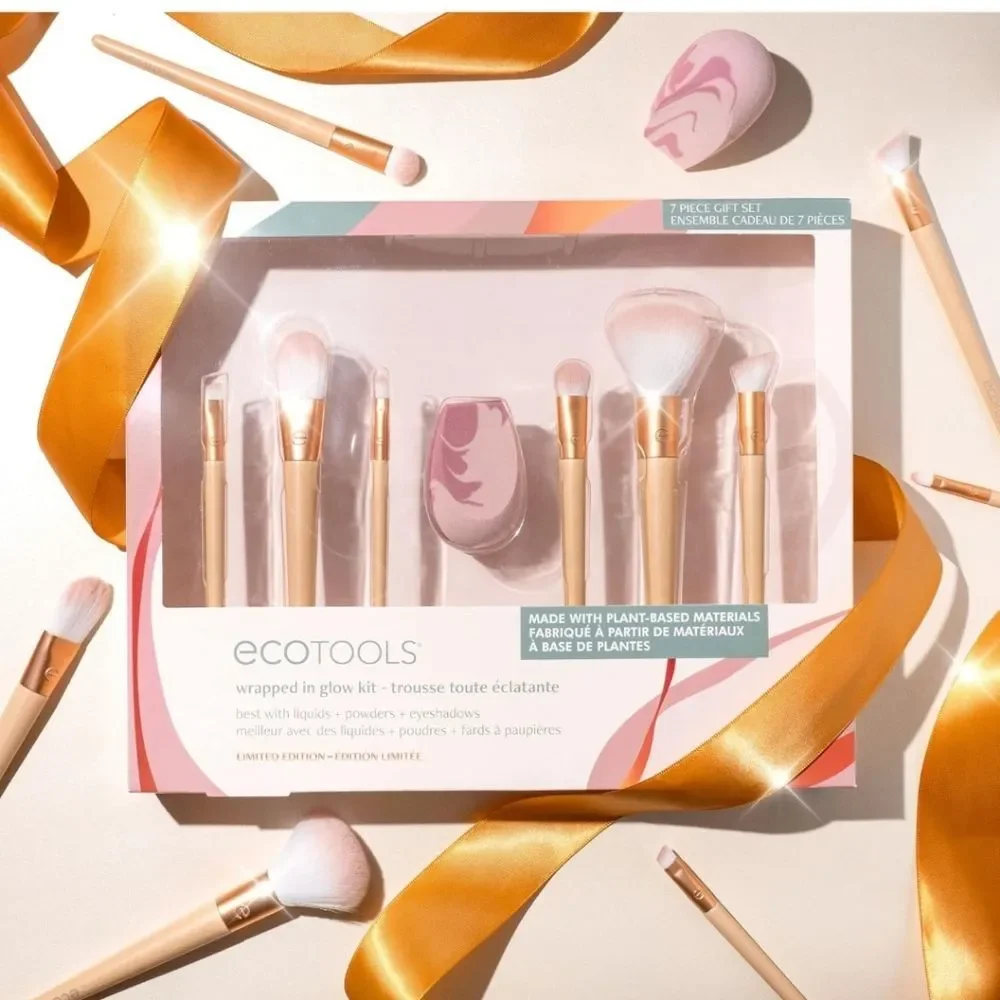 EcoTools Limited Edition Wrapped In Glow‎ Makeup Brush & Sponge Kit